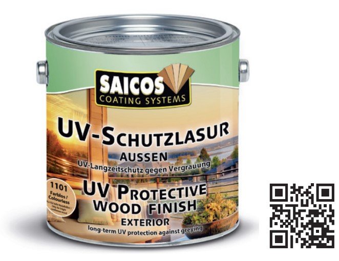 Защитная лазурь Saicos UV-Schutzlasur Außen цена